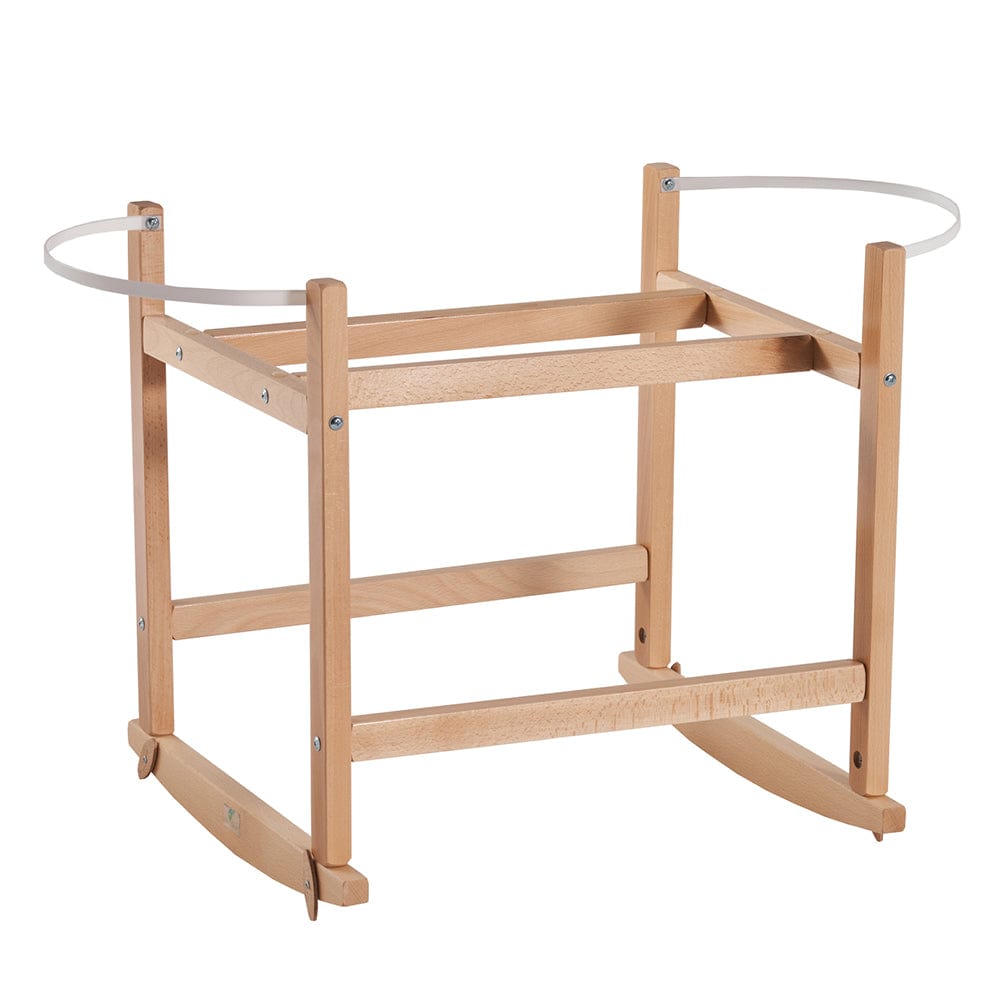 Moses basket stand - RockingBaby Stand - colourless lacquer