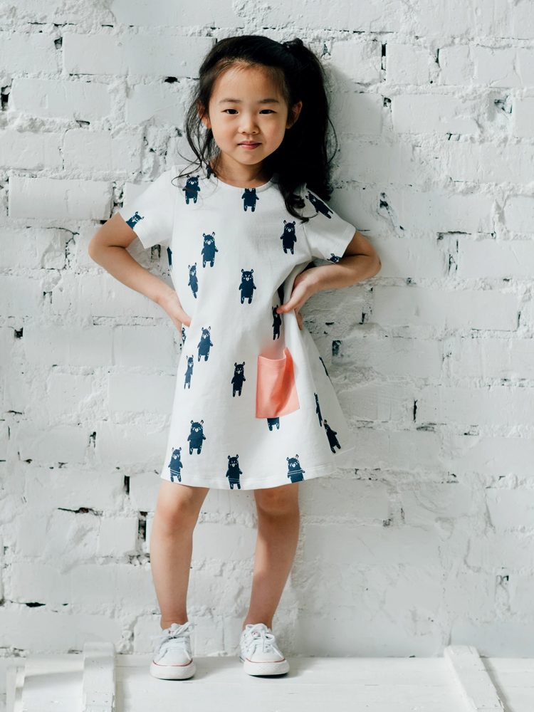 Girls white hot sale tunic dress