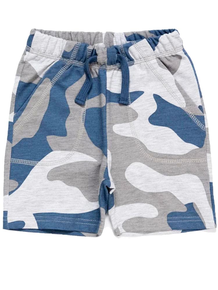 Boys blue sales camo shorts