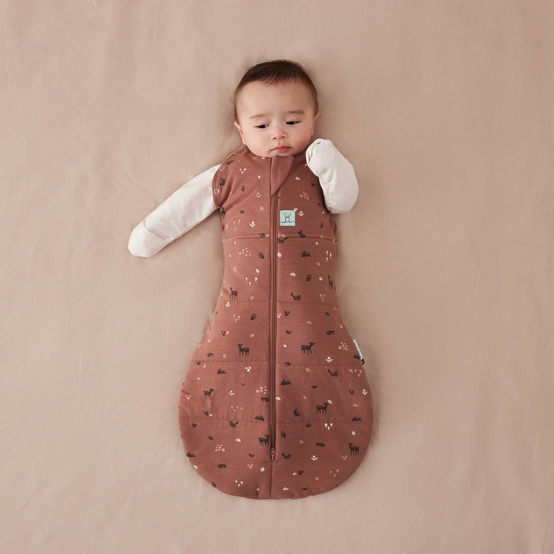 ErgoPouch - Cocoon Swaddle Bag - Forest Friends - 2.5 TOG - Stylemykid.com