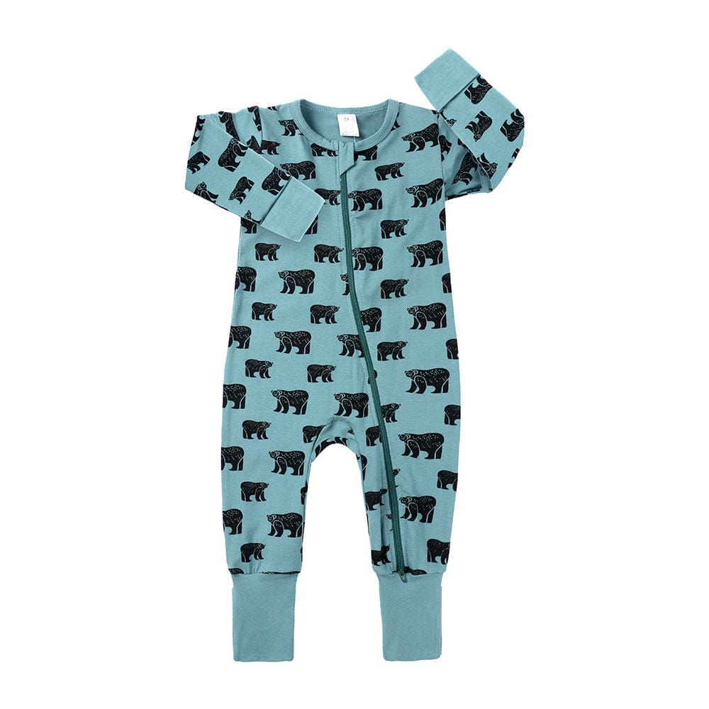 Buddy Bear Zip Sleepsuit - Stylemykid.com