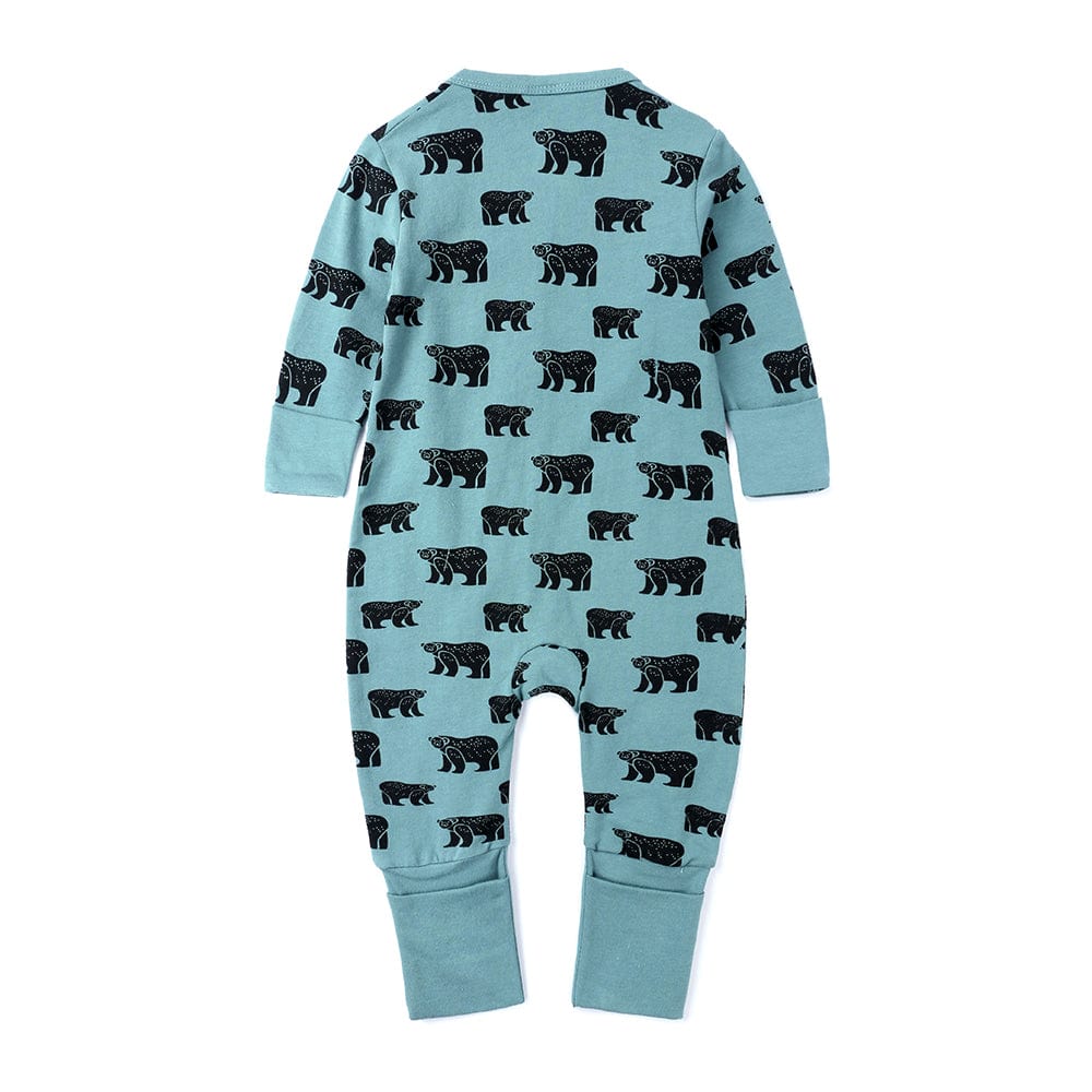 Buddy Bear Zip Sleepsuit - Stylemykid.com