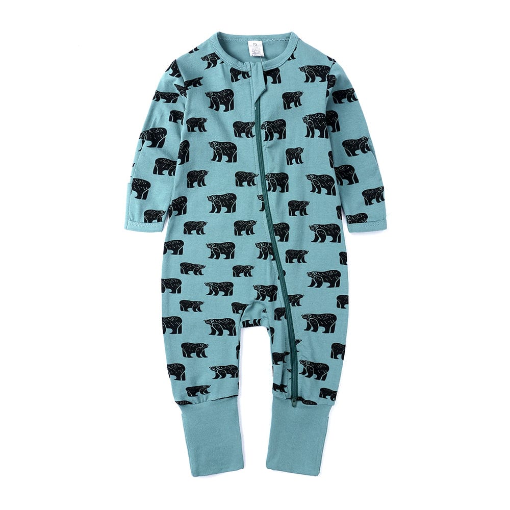 Buddy Bear Zip Sleepsuit - Stylemykid.com