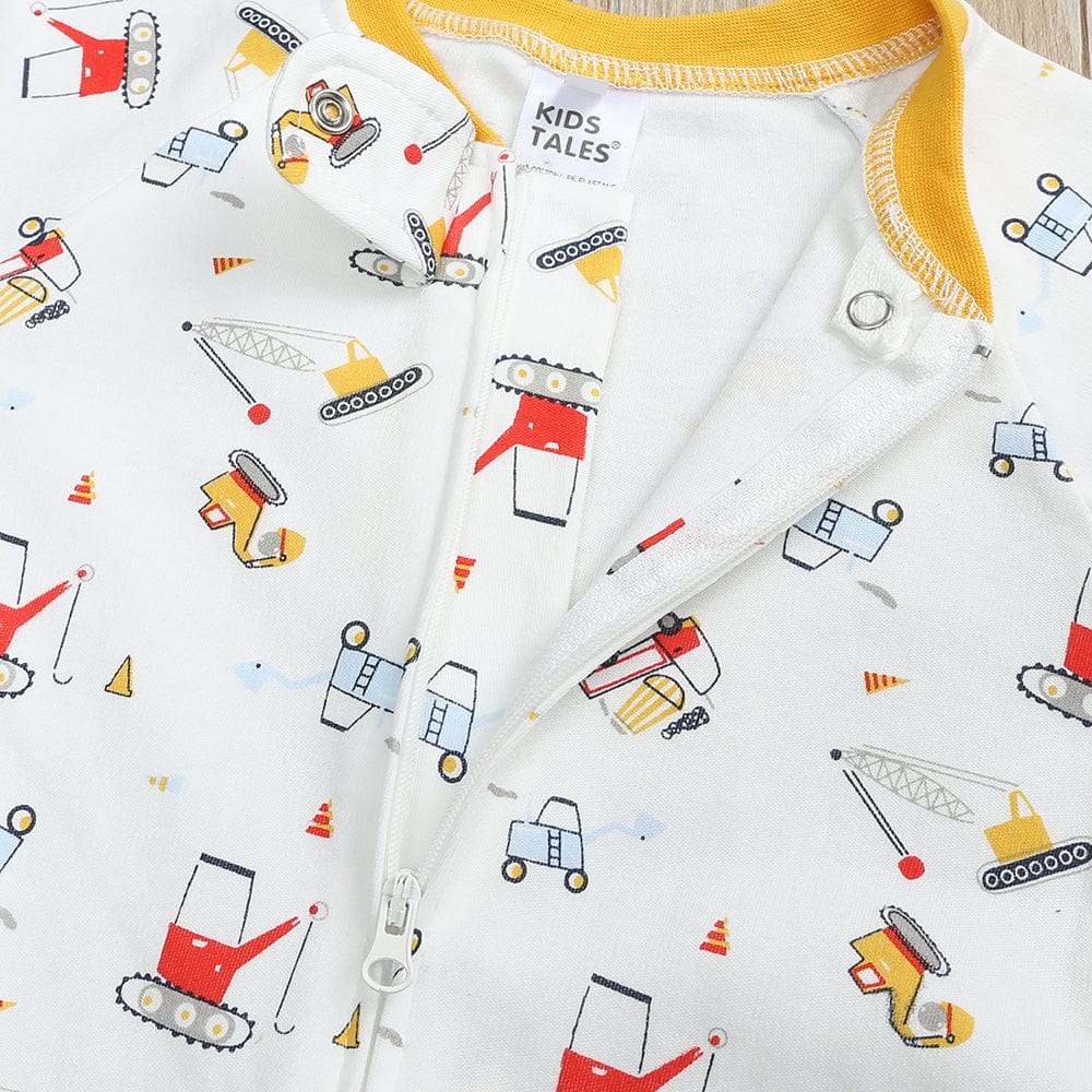 Tools And Toys Zip Sleepsuit - Stylemykid.com