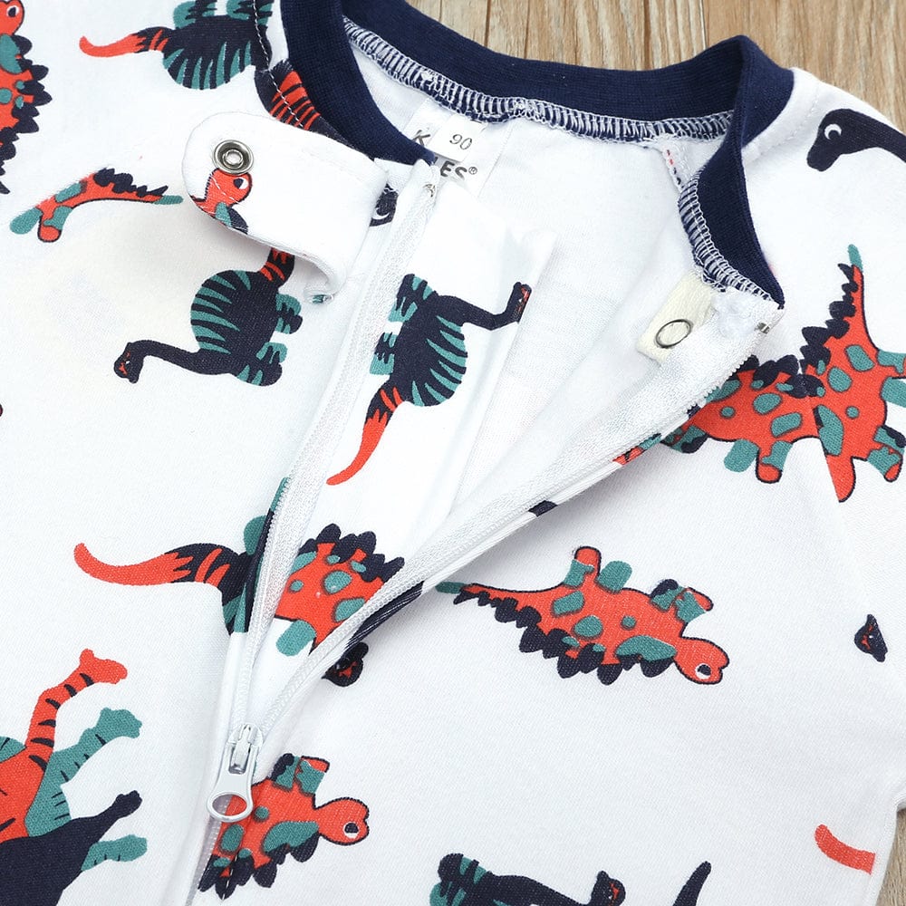 Dino Determined Zip Sleepsuit - Stylemykid.com