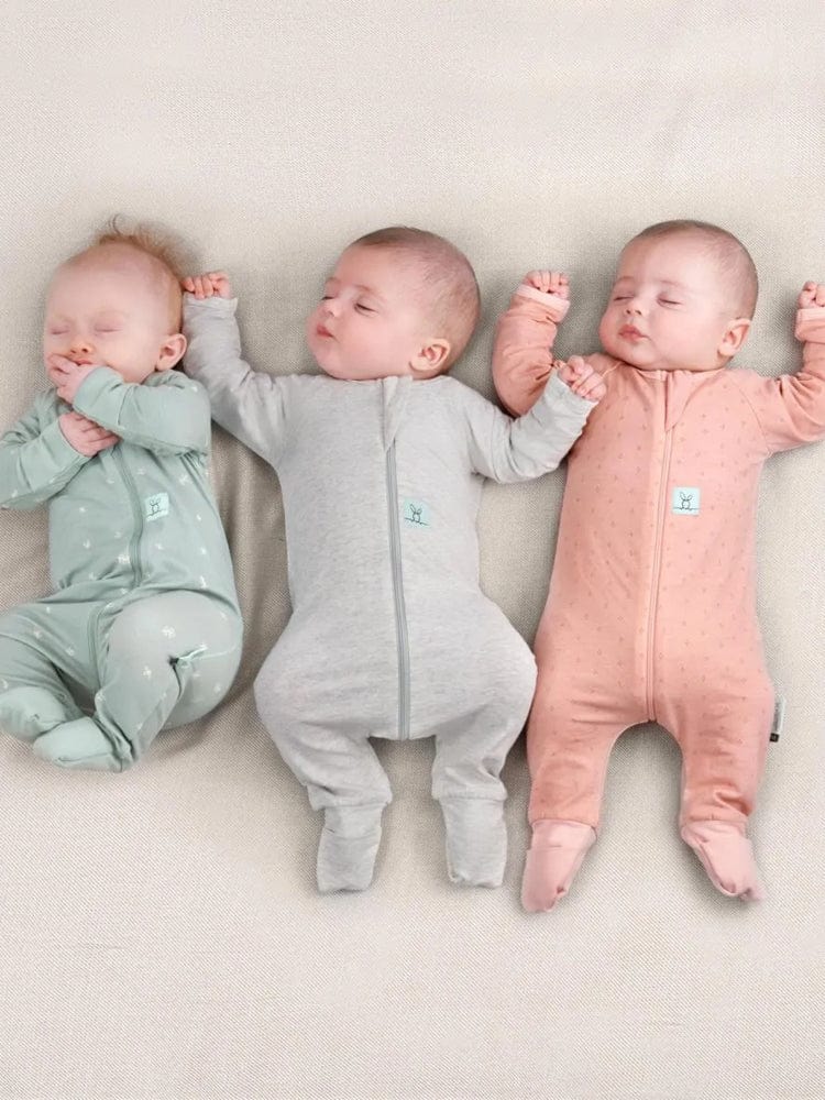 Organic Layers Long Sleeve Sleepsuit - Sage