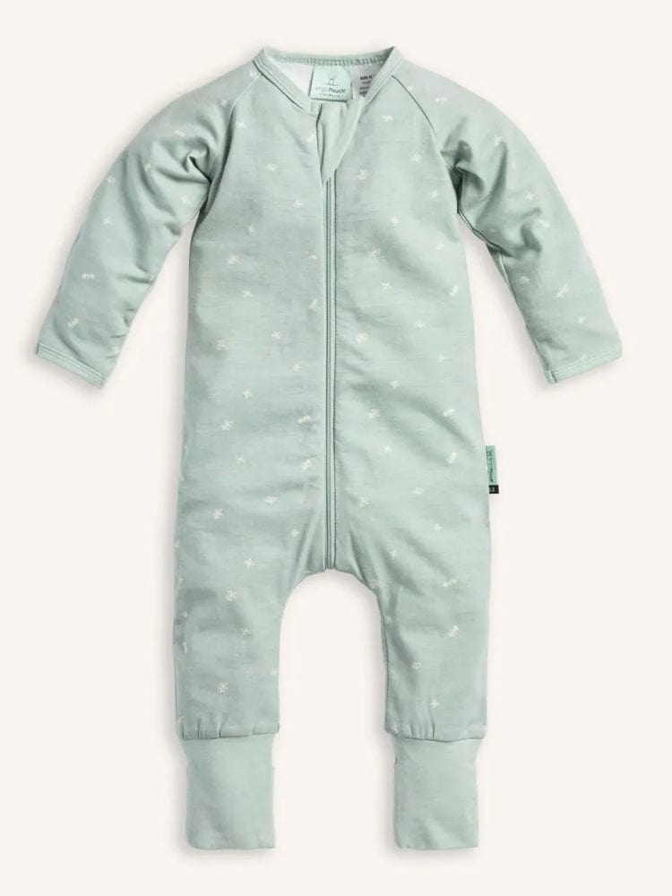 Organic Layers Long Sleeve Sleepsuit - Sage