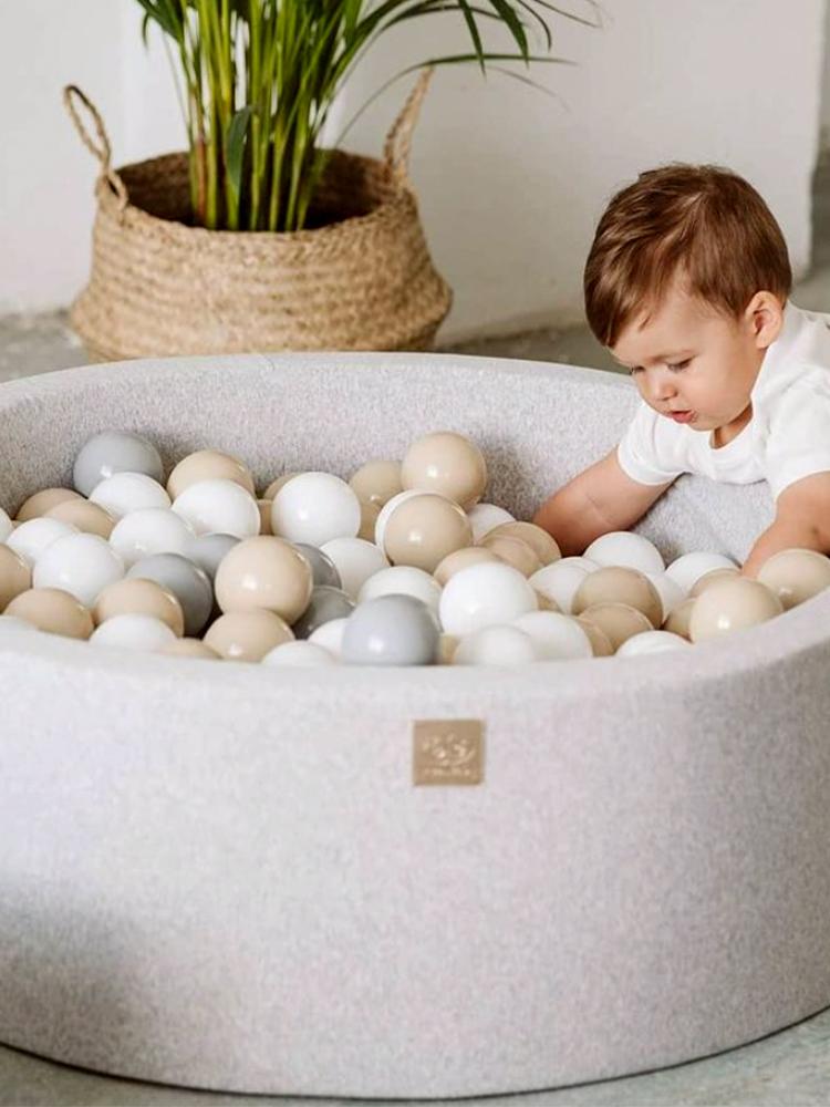 Luxury Cotton Round Ball Pit Safari For Kids By MeowBaby