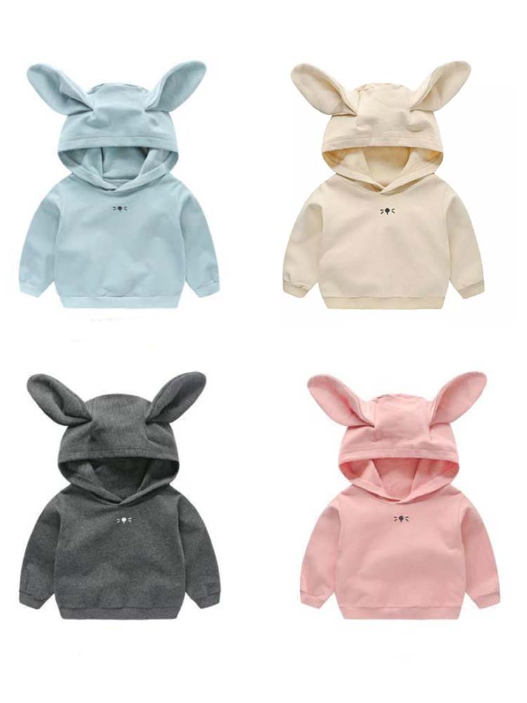 Animal hoodies with outlet ears for toddlers