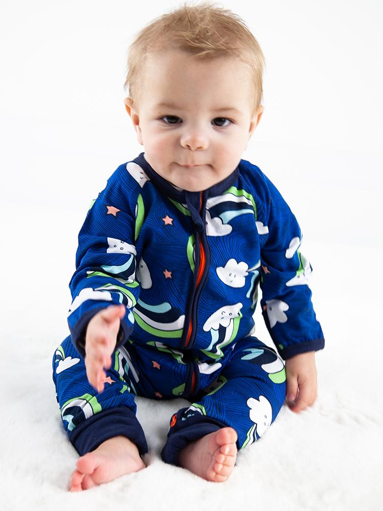 Fleece baby outlet sleepsuit