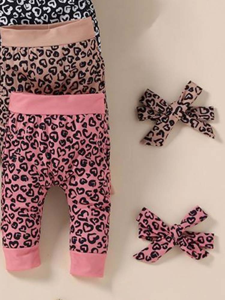 Baby girl leopard sales outfits