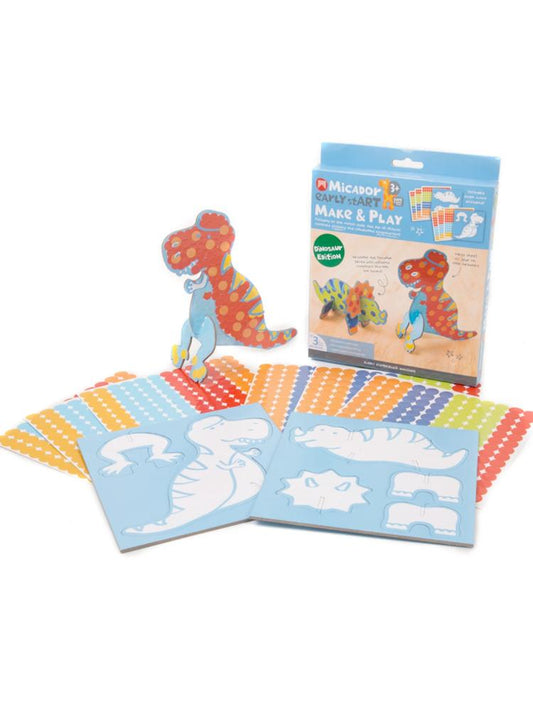 Micador early stART - Make & Play Kids Art Craft Set - Dino Edition - Stylemykid.com