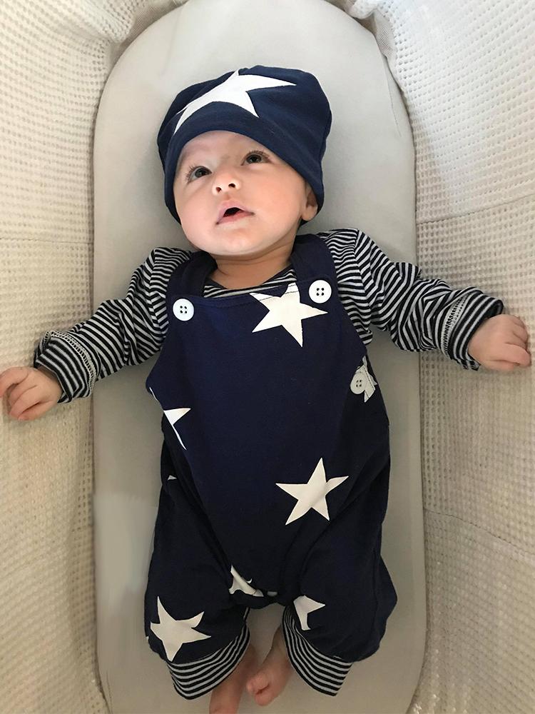 Baby boy dungaree store outfit