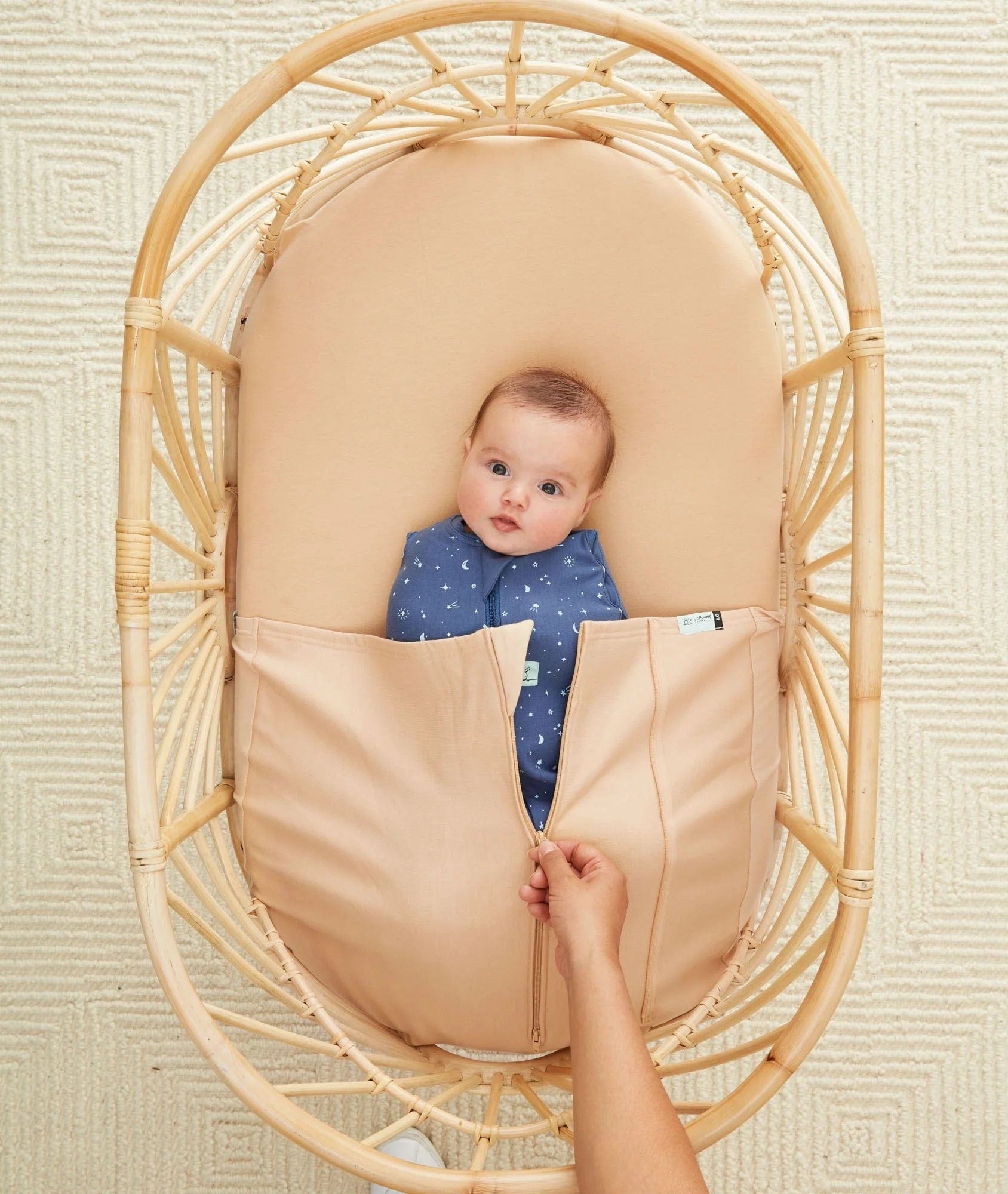 Ergopouch - Cot Tuck Sheet - Wheat - Stylemykid.com