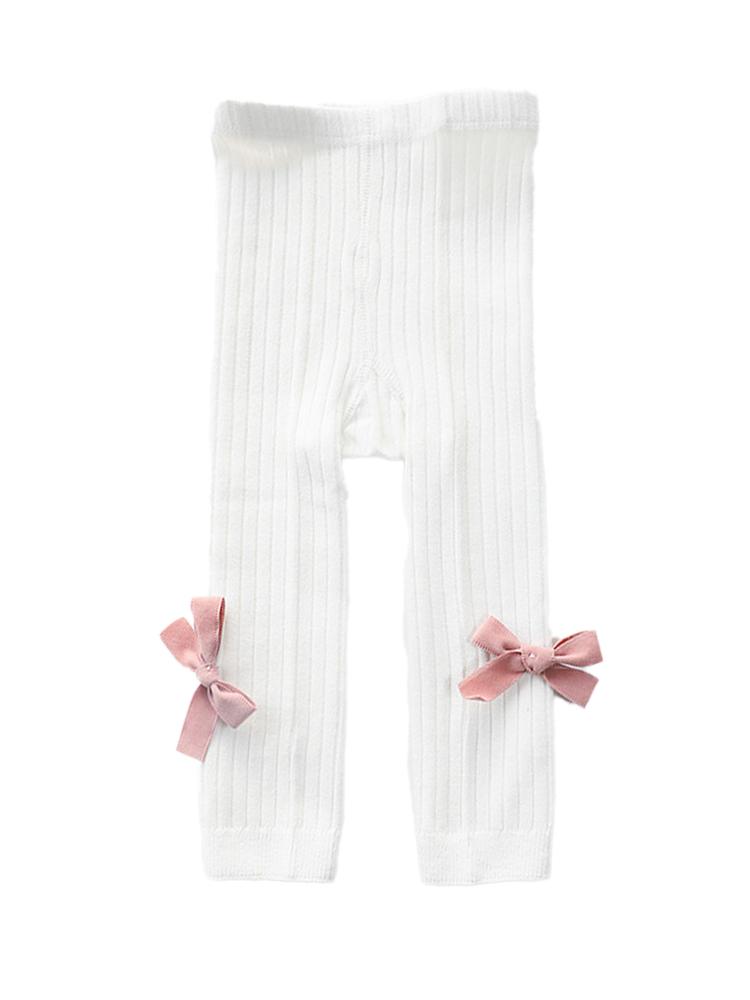 Girls white footless outlet tights