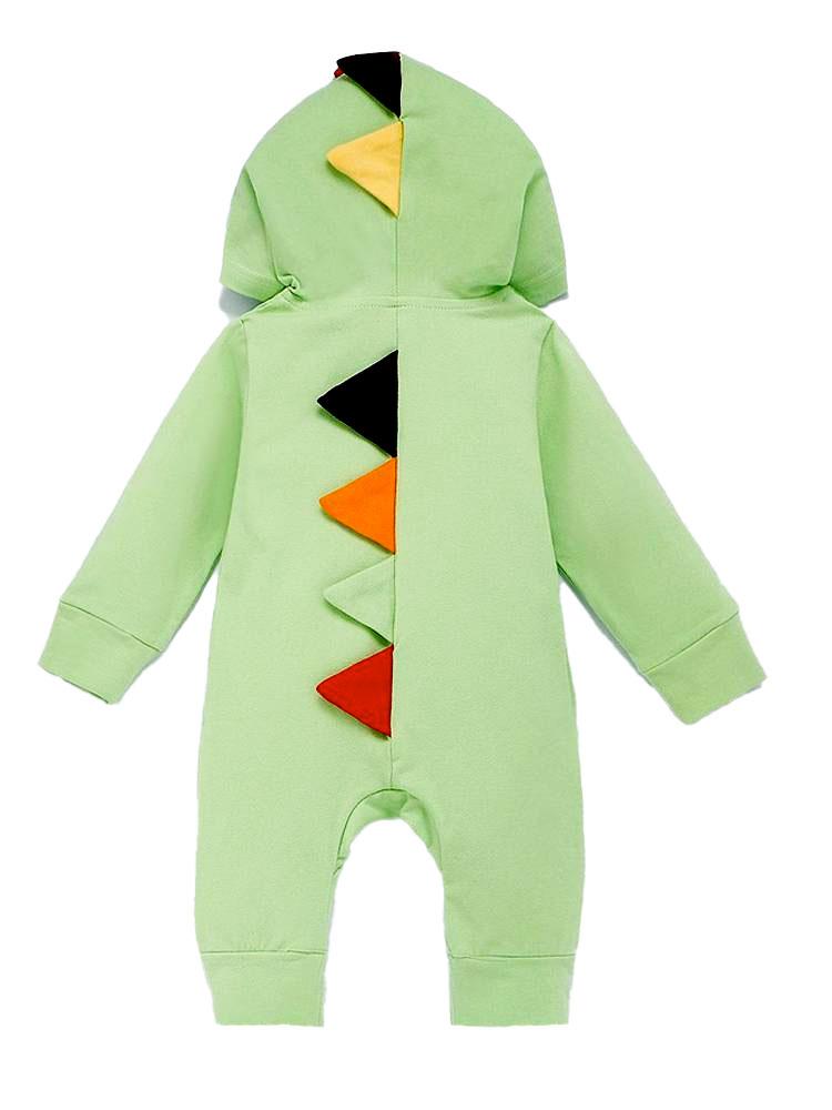 Dino hooded hotsell onesie baby