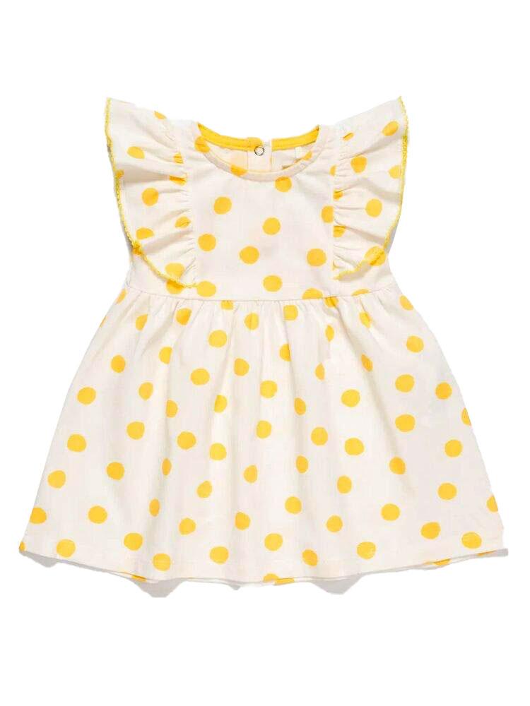 Yellow polka dot on sale dress for girl